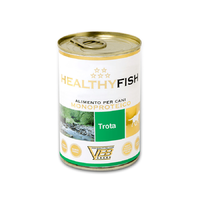Healthy Healthy Fish 97% Pisztráng Monoproteines Paté Felnőtt kutyáknak 400g