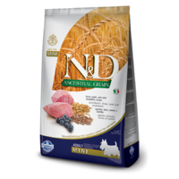 N&amp;D N&D Ancestral Grain Dog bárány, tönköly zab, áfonya Adult mini 2,5 Kg