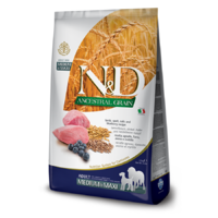 N&amp;D N&D Dog Ancestral Grain Bárány, Tönköly, Zab&Áfonya Adult Medium&Maxi 12Kg