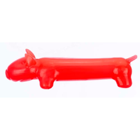 Jw Pet Company JW Megalast Long Dog Sípoló Kutyajáték L Piros