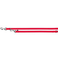 Trixie KT24: Trixie Classic Adjustable - állítható póráz - piros (XS) 2m/10mm