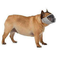 Trixie Trixe Muzzle for short-nosed breeds - szájkosár (szürke) rövid orrú kutyák részére (S) 23cm