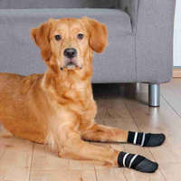 Trixie Trixie Dog Socks - zokni (csúszásmentes gumitalppal,fekete) kutyák részére (L-XL)