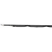 Trixie Trixie Premium Adjustable Leash, Extra Long - állítható póráz - fekete (XS-S) 3m/15mm