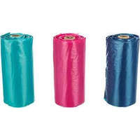 Trixie Trixie Poop Bag - kutyaürülék zacskó (füllel,műanyag,vegyes színekben) 15db/rolni (3db rolni/csomag)
