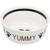 Trixie Trixie Ceramic bowl - csere kerámia tál (fehér/fekete) 24640-es szetthez (0,25 l/ø13cm)