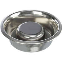 Trixie Trixie Slow Feeding Stainless Steel Bowl - evéslassító tál (fém, szilikon bevonattal) kutyák részére (Ø17cm/0,6l)