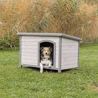 Trixie Trixie Classic Dog Kennel - kutyaház (szürke) féltetős (S-M) 85x58x60cm