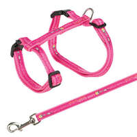 Trixie Trixie Cat Harness XL with Lead - hám és póráz szett (többféle színben) nagytestű macskák részére (34–57 cm/13 mm, 1.20m)