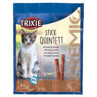 Trixie Trixie Stick Quintett Whit Lamb und Turkey - jutalomfalat (bárány,pulyka) macskák részére (5x5g)