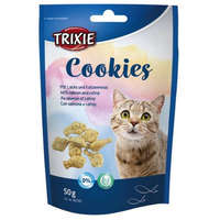 Trixie Trixie Cookies - jutalomfalat (lazac,macskamenta) macskák részére (50g)