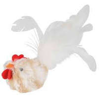 Trixie KT24:Trixie Chicken Plush - játék (csirke) macskák részére (8cm)