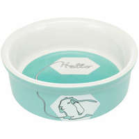 Trixie Trixie Ceramic Bowl - kerámia tál (mintás, többféle színben) nyulak részére (240ml /Ø11cm)