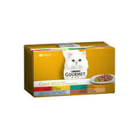 Mars-Nestlé Gourmet Gold Duó Multipack (többféle ízben) nedvestáp - macskák részére (4x85g)