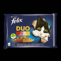 Mars-Nestlé Felix Fantastic Duo Adult (házias válogatás - aszpikban) alutasakos - macskák részére (4x85g)