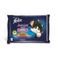 Mars-Nestlé Felix Fantastic junior csirke/lazac aszpikban, 4x85g
