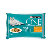 Mars-Nestlé Purina ONE Adult Cat GiC csirke zöldbab 4x85g