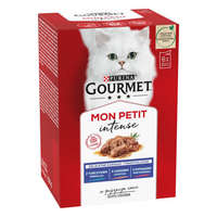 Mars-Nestlé Gourmet Mon Petit (tonhal,lazac,pisztráng) nedvestáp - macskák részére (6x50g)