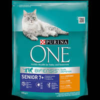 Mars-Nestlé Purina ONE Senior 7+ Bifensis (csirke,gabona) száraztáp idősebb felnőtt macskák részére (800g)