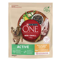Mars-Nestlé Purina ONE Mini/Small Active - száraztáp (csirke,rizs) kistestű kutyáknak részére (800g)