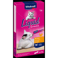 Vitakraft Vitakraft Cat Liquid Snack - jutalomfalat szósz (csirke,taurin) macskák részére (6x15g)