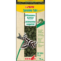 Sera Sera Nature Spirulina (süllyedő) - tablettás táplálék édes- és tengervizi díszhalak számára (15g/24 db tabletta)