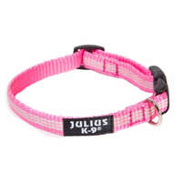 JULIUS-K9 JK9 IDC nyakörv utánvilágító, pink, 14mm*24-36cm