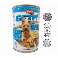 GetWild Panzi Getwild Junior (Marha,alma) konzerv - Kölyök kutyák részére (415g)