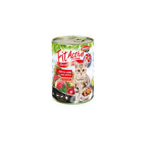 FitActive Fitactive konzerv Junior (marha,bárány,alma) konzerv - Kölyök macskák részére (415g)