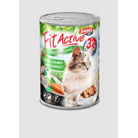 FitActive Fitactive konzerv Adult (liba,nyúl,sárgarépa) konzerv - Felnőtt macskák részére (415g)