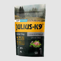 JULIUS-K9 PETFOOD Julius K-9 Utility Dog Hypoallergenic Lamb,herbals Senior (bárány,gyógynövény) száraztáp - Idős,túlsúlyos kutyák részére (340g)