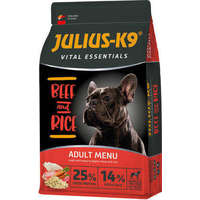 JULIUS-K9 PETFOOD Julius K9 Beef and Rice Adult (marha,rizs) száraztáp - Felnőtt kutyák részére (3kg)