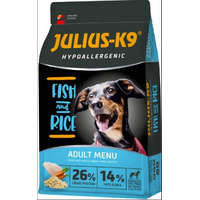 JULIUS-K9 PETFOOD Julius K9 Hypoallergenic Fish and Rice Adult (hal,rizs) száraztáp - Felnőtt kutyák részére (3kg)