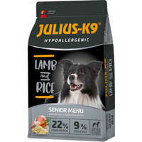 JULIUS-K9 PETFOOD Julius K9 Hypoallergenic Lamb and Rice Senior/Light (bárány,rizs) száraztáp - Idős és/vagy túlsúlyos kutyák részére (3kg)