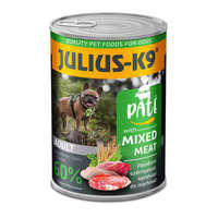 JULIUS-K9 PETFOOD JULIUS - K9 paté mixed meat - nedveseledel (szárnyas,sertés,marha) felnőtt kutyák részére (400g)