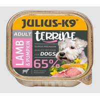 JULIUS-K9 PETFOOD Julius-K9 Dog Terrine Adult Lamb&Pumpkin - nedveseledel (bárány,sütőtök) felnőtt kutyák részére (150g)