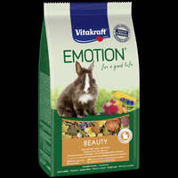 Vitakraft Vitakraft Emotion Beautiy All Ages Rabbit - Teljes értékű eledel (egészséges bőr,szőr) törpenyulak részére (600g)