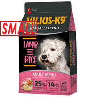 JULIUS-K9 PETFOOD Julius K9 Hypoallergenic Lamb and Rice Adult (bárány,rizs) SMALL száraztáp - Felnőtt kutyák részére (3kg)