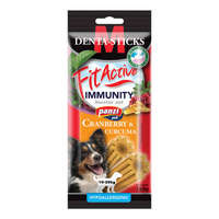FitActive FitActive SNACK Denta-Sticks Hypoallergenic Immunity "M" - jutalomfalat (vörösáfony, kurkuma) kutyák részére (150g)