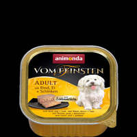 Animonda Animonda Vom Feinsten Gourmet (marha,tojás,sonka) alutálkás - Felnőtt kutyák részére (150g)