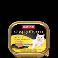 Animonda Animonda Vom Feinsten Gourmet (pulyka,marha,sárgarépa) alutálkás -Felnőtt macskák részére (100g)