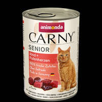 Animonda Animonda Carny Senior (marha,pulykaszív) konzerv - Idős macskák részére (400g)