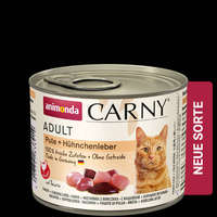 Animonda Animonda Carny Adult (pulyka,csirkemáj) konzerv - Felnőtt macskák részére (200g)