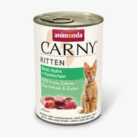 Animonda Animonda Carny Kitten beef,chicken, Rabbit - konzerv (marha,csirke,nyúl) kölyök macskák részére (400g)