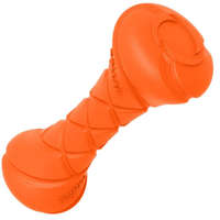 PitchDog PitchDog Safe And Durable Barbell-Shaped Dog Toy - játék (súlyzó,narancssárga) kutyák részére (Ø7cm/19cm)