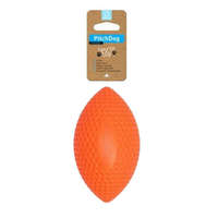 PitchDog PitchDog Extremely Durable And Safe Football Dog Toy - játék (rögbi labda,narancssárga) kutyák részére (9cm)