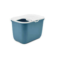SAVIC Savic Hop In - macska WC (fehér-kék) macskák részére (58,5x39x39,5cm)