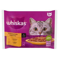 Mars-Nestlé Whiskas Adult "Baromfi Lakomák" - Alutasakos (csirke,pulyka) aszpikban - macskák részére (4x85g)