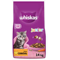 Mars-Nestlé Whiskas Junior Chicken - Szárazeledel (csirkehússal) kölyök macskák részére (14kg)