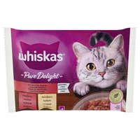 Mars-Nestlé Whiskas Pure Delight "Zamatos Falatkák" aszpikban - alutasakos (marha,csirke) macskák részére (4x85g)
